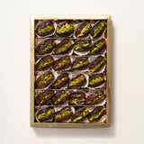 Slivered Pistachio Filled Khudri Dates - Nutty and Wholesome Delight