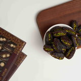 Slivered Pistachio Filled Medjool Dates - Nutty and Luxurious Delight