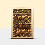 premium mixed filled medjool dates gift box with pistachio, cashew, almond and walnut